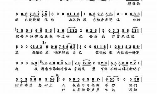 可可托海的牧羊人歌词歌_可可托海的牧羊人歌词歌谱视唱